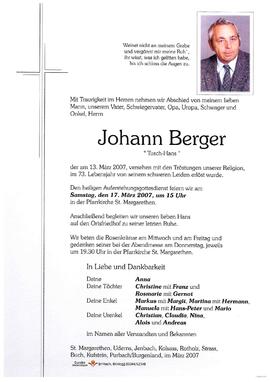 Berger, Johann