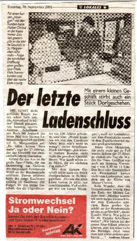 Der letzte Ladenschluss