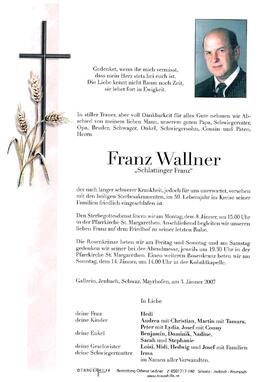 Wallner, Franz