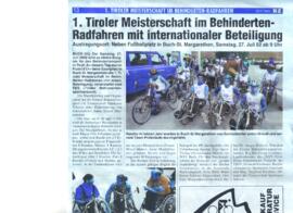 Tiroler Meisterschaft im Behindertensport