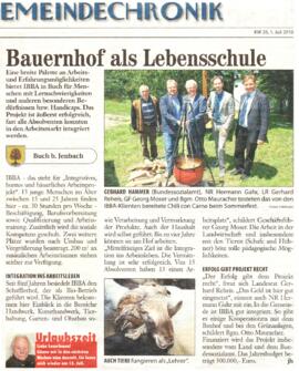 Bauernhof als Lebensschule