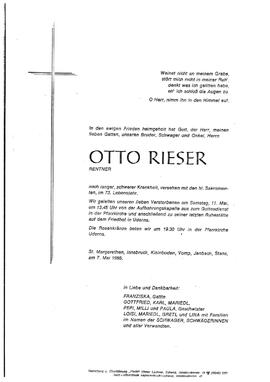Rieser, Otto