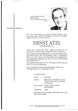 Atzl, Ernst