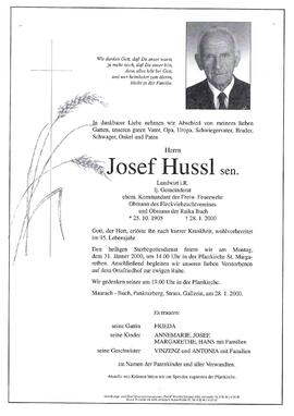 Hussl, Josef