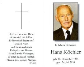 Köchler, Hans