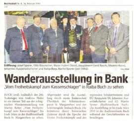 Wanderaustellung in der Bank