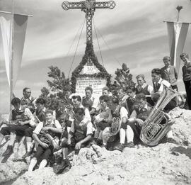 Musikkapelle 30 Jahr Feier am Roten Turm 1957