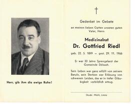 Medizinalrat Dr. Gottfried Riedl