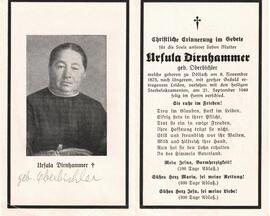 Ursula Dirnhammer, geb. Oberbichler