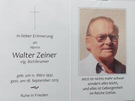 Walter Zeiner, vlg. Bichlkramer