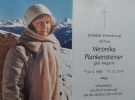 Veronika Plankensteiner, geb. Megerle