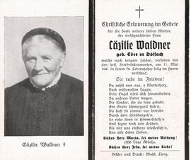 Cäcilia Waldner, geb. Eder in Dölsach