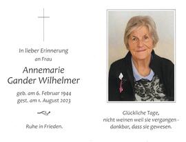 Annemarie Gander Wilhelmer