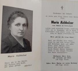 Maria Aichholzer, vlg. Hueber