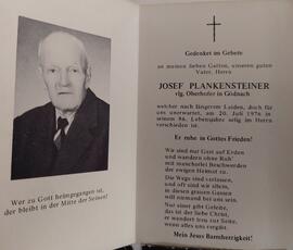 Josef Plankensteiner, vlg. Oberhofer in Gödnach