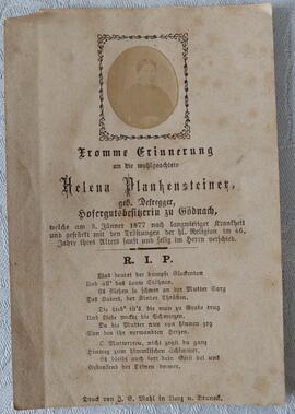 Helena Plankensteiner, Hofergutsbesitzerin zu Gödnach