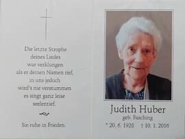 Judith Huber, geb. Fasching