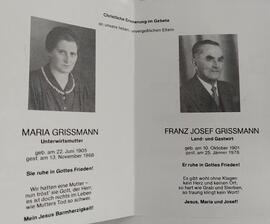 Franz Josef Grissmann, Land- und Gastwirt