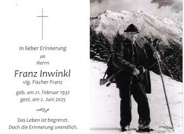 Franz Inwinkl, vlg. Fischer Franz