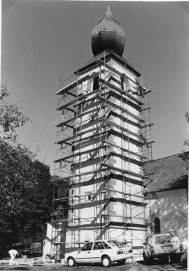 St. Georg, Gödnach, Turmeinrüstung