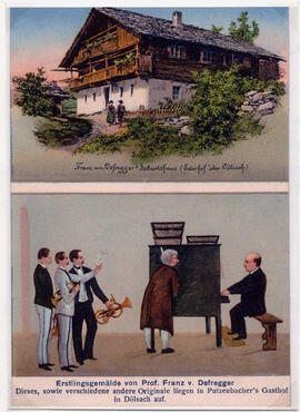 Postkarte: Geburtshaus