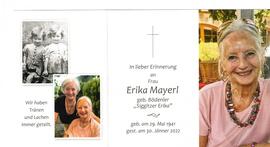 Erika Mayerl, geb. Bödenler, "Siggitzer Erika"