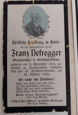 Franz Defregger, Edergutsbesitzer in Görtschach