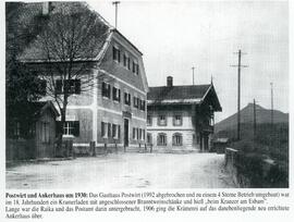 Postwirt und Ankerhaus Ebbs um 1930