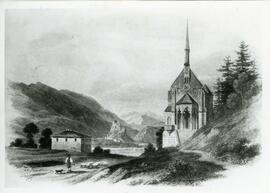 Postkarte historisch Kunst Kiefersfelden Otto Kapelle 1840