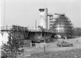 Klärwerk Eichelwang Fertigstellung Faulturm 1982