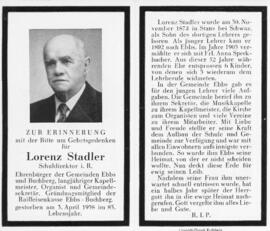Lorenz Stadler Schuldirektor 03 04 1958