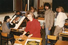Erwachsenenschule Ebbs Malkurs mit Klaus Kurz 1989