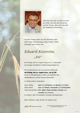 Eduard Kozovinc 16 08 2019