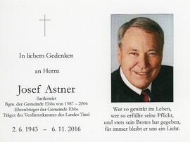 Josef Astner Sattler Bürgermeister 06 11 2016
