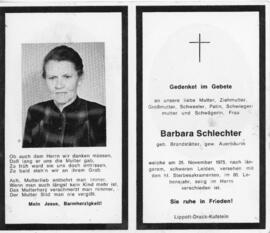 Barbara Schlechter geb Brandstätter Auer Bäurin 25 11 1975