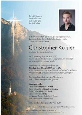 Christopher Kohler 18 05 2017