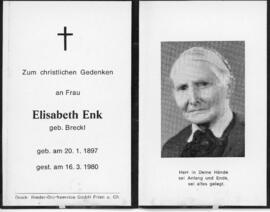 Elisabeth Enk geb Breckl 16 03 1980