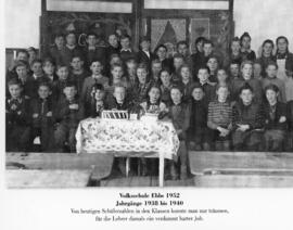 Volksschule Ebbs Jahrgänge 1938 bis 1940 Aufnahme 1952