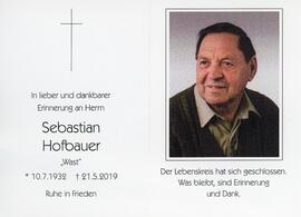 Sebastian Hofbauer 21 05 2019