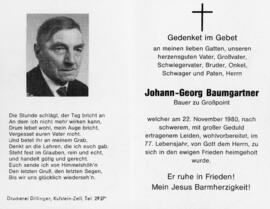 Johann Georg Baumgartner Großpoint 187