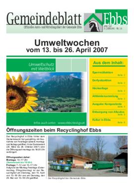 Ebbser Gemeindeblatt 110 2007 03 Umwelt