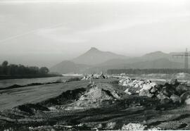 Innkraftwerk Oberaurd Ebbs Baubeginn 1989 002