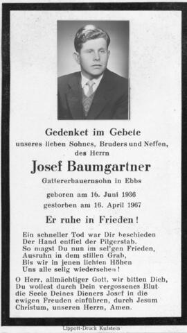 Josef Baumgartner Gatterer 16 04 1967