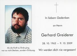 Gerhard Greiderer 09 10 2009
