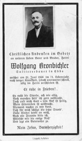Wolfgang Kronbichler Saliterer 21 06 1956