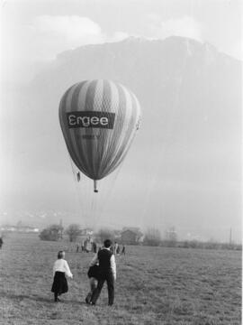 Ballonfahrt mit Ebbser Kindern 3 Bild November 1982