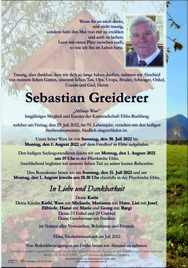 Sebastian Greiderer Althaus 29 07 2022