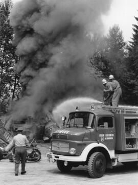 Feuerwehr Ebbs Brand Alteisen Kogler Schanzer Lahn Bild 1 vom Juni 1982