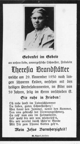 Theresia Brandstätter 29 11 1950