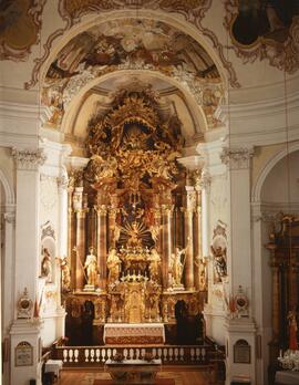 Pfarrkirche Ebbs Hochaltar Foto Richter 1987